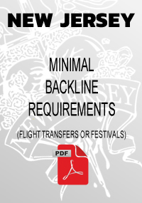 Minimal Backline Requirements (Flight transfers / festivals)